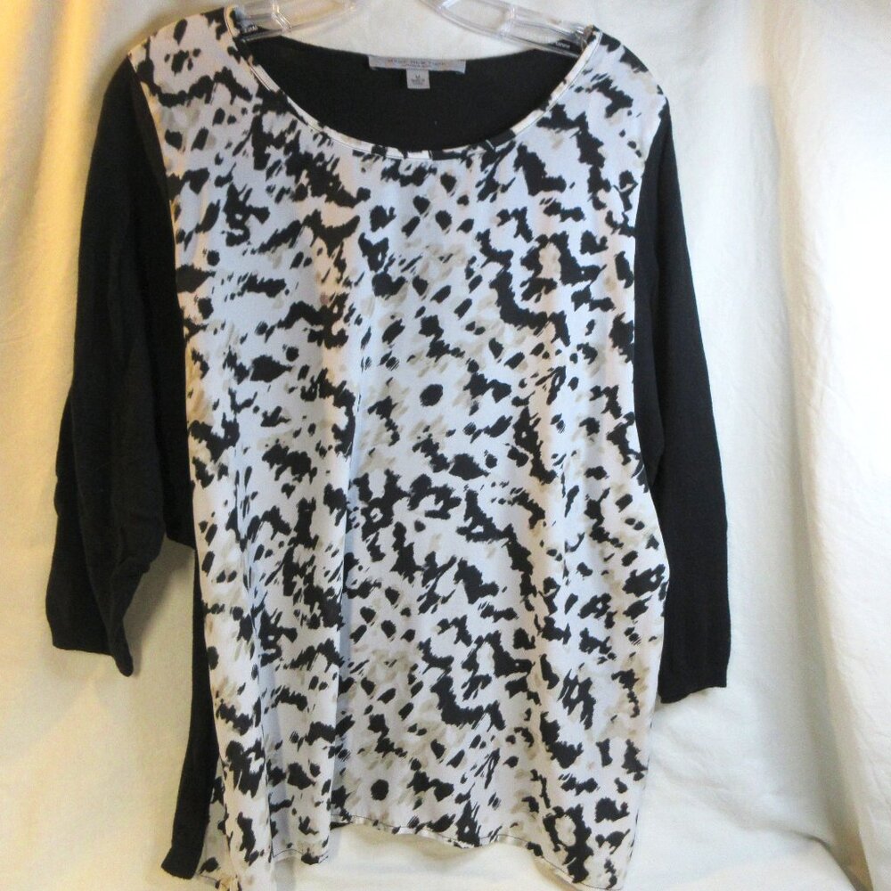 MARC NEW YORK ANDREW MARC~65% COTTON 35% VISCOSE, FRONT IS 100%POLY~ SIZE MEDIUM